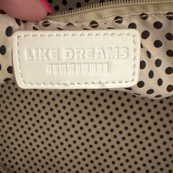 Like Dreams Neutral Straw Tote with Cream Bow Accent - Picture 5 of 7